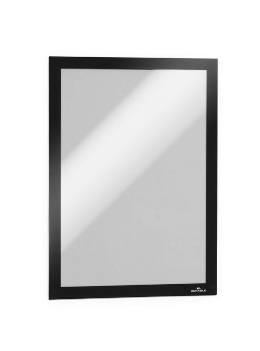 Durable Duraframe self adhesive A4 Bag Of 2 Black