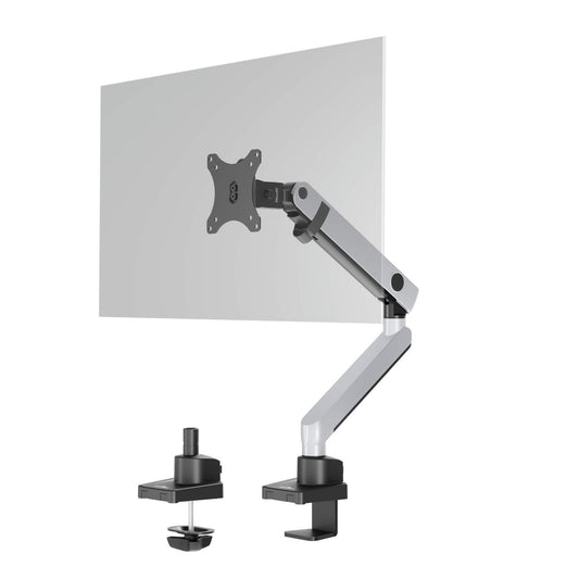Durable Monitor Mount Select With Arm For 1 Screen Desk Clamp Silve