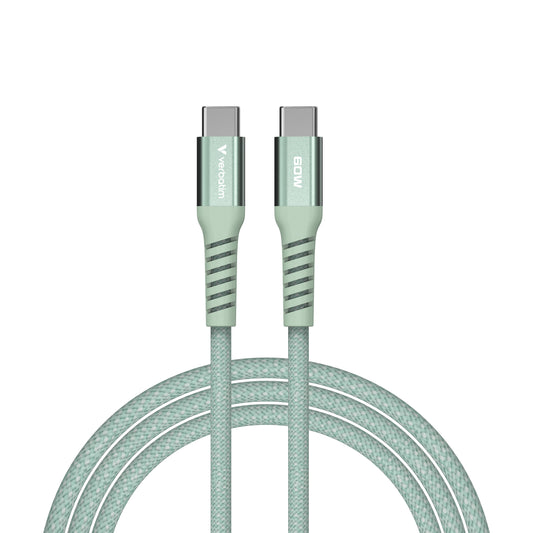 Verbatim Sync & Charge USB-C to USB-C 60W Magnetic 120 cm - Green – view 2