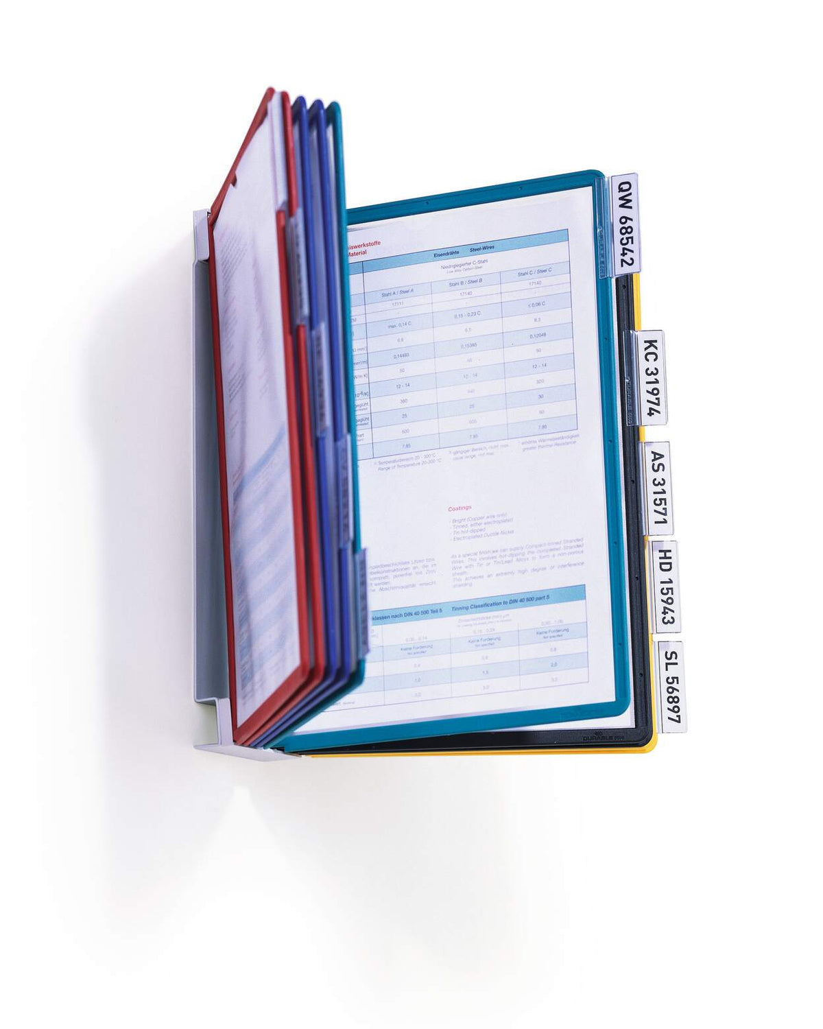 Durable Vario Wall 10 Set Of 1 Assorted Colours