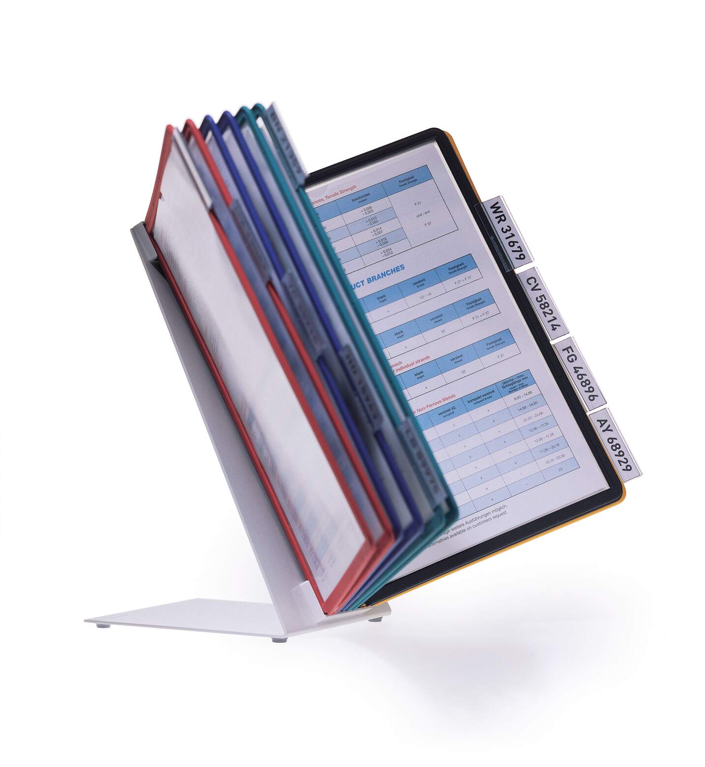 Durable Vario Table 10 Set Of 1 Assorted Colours