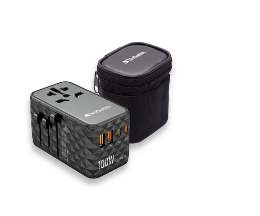 Verbatim UTA-06 Gan Iii Universal Travel Adapter with 2 x USB-C Pd 100W & Qc 4+, 2 x USB-A Qc 3.1 – view 3