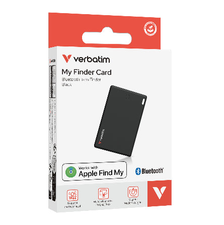 Verbatim MYFCR-01B My Finder Card Bluetooth Item Finder 1 Pack Black – view 3