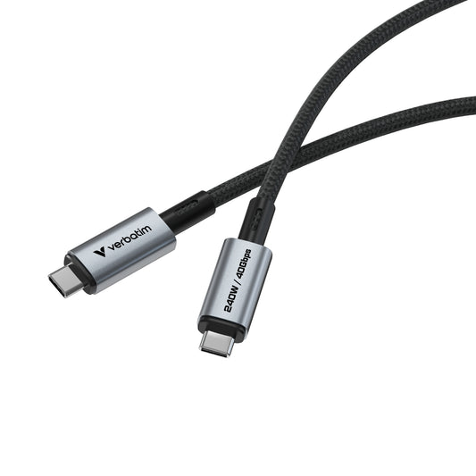 Verbatim Sync & Charge Cable USB-C to USB-C 240W 40 Gbps 120 cm – view 2