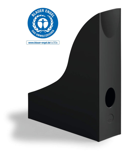 Durable Magazine Rack Eco Pack Of 6 Black