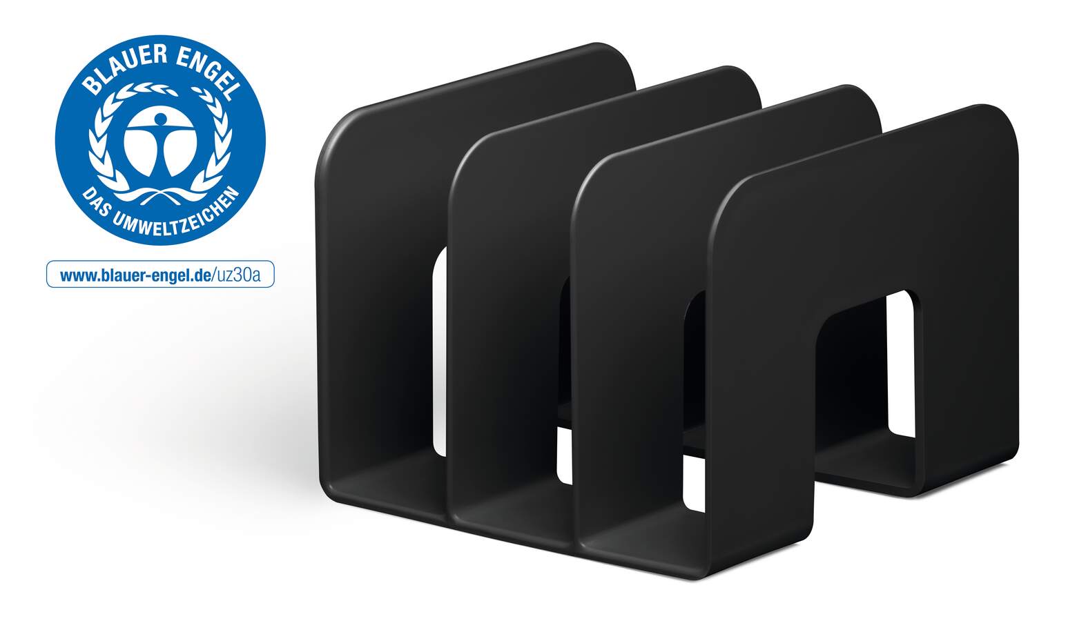Durable Catalogue Stand Eco Pack Of 2 Black