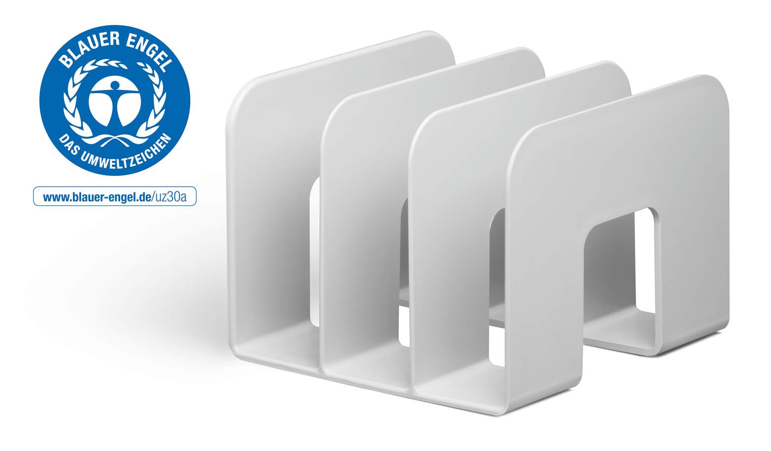Durable Catalogue Stand Eco Pack Of 2 Grey