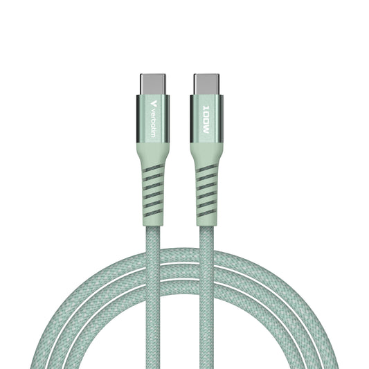 Verbatim Sync & Charge USB C to USB C 100W Magnetic 120 cm - Green – view 2