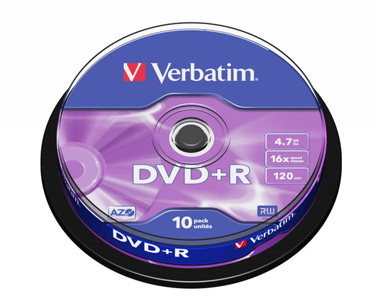 Verbatim Dvd+r Matt Silv 16X 10SP
