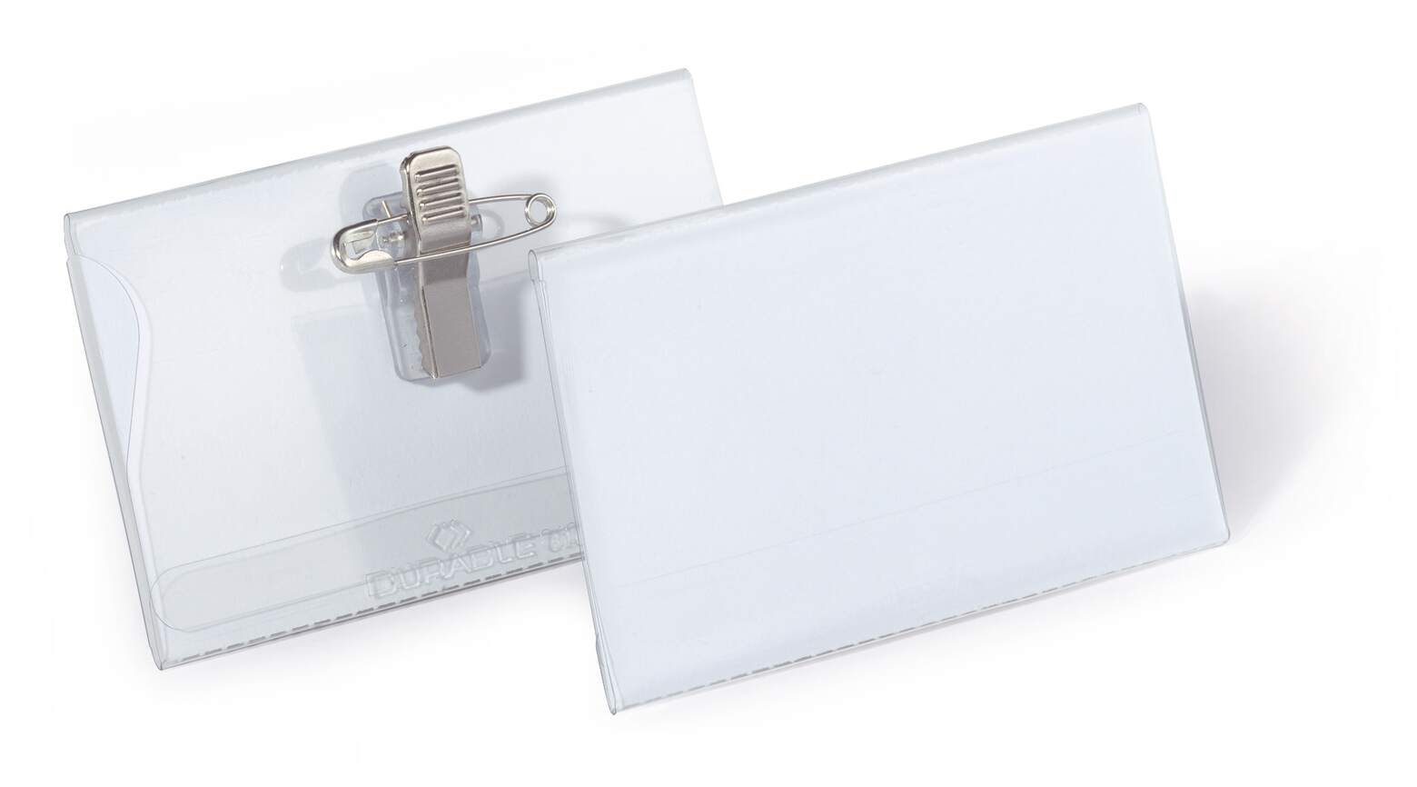Durable Name Badge 54 X 90 MM With Combo Clip (Pack Of 50)