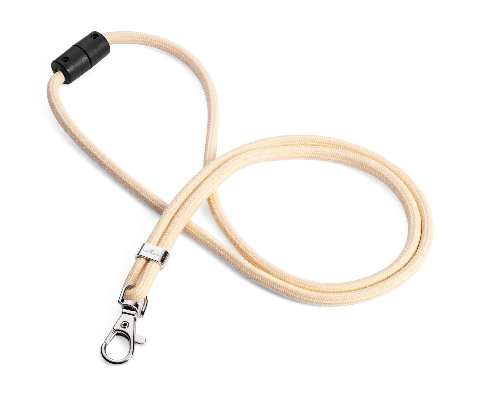 Durable Textile Layard Rpet with Carabiner Beige (10 Pack)
