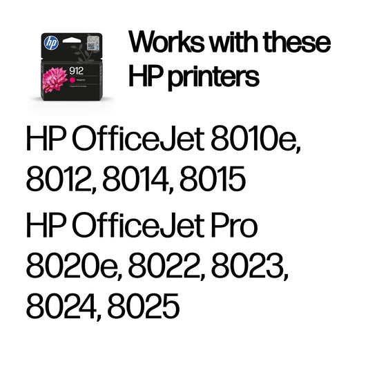 HP 912 Original Magenta Ink Cartridge – view 2