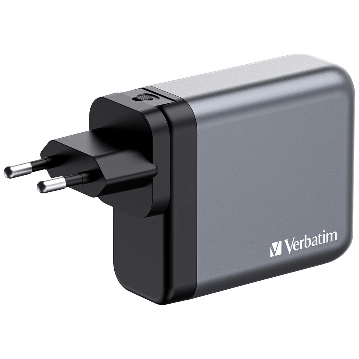 Verbatim GNC-140 Gan Charger 140W with 2 x USB-C Pd 140W, 1 x USB-C Pd 20W, 1 x USB-A Qc 3.0 (eu, Uk, Us) – view 3