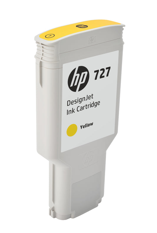 HP 727 300ml Original Yellow Designjet Ink Cartrige – view 3