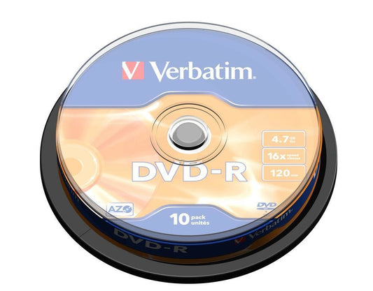 Verbatim Dvd-R Matt Silv 16X 10SP