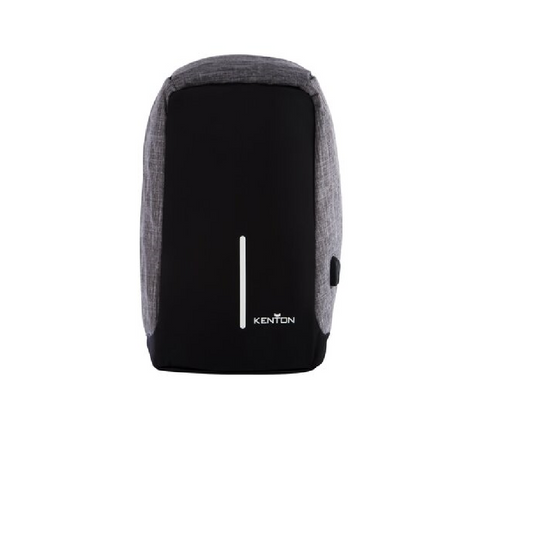Kenton Laptop Anti Theft Backpack Black And Grey