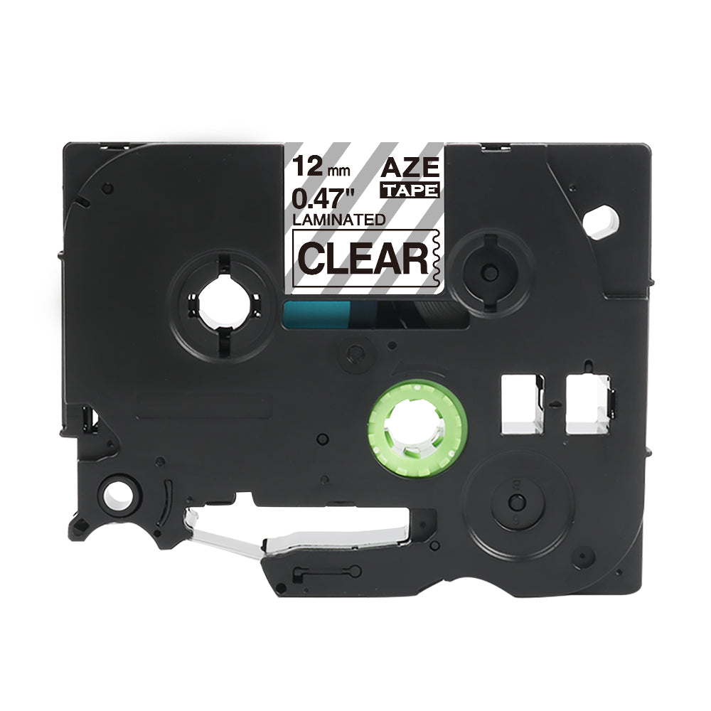 Compatible Brother Laminated Tape 12m X 8m Black On Clear