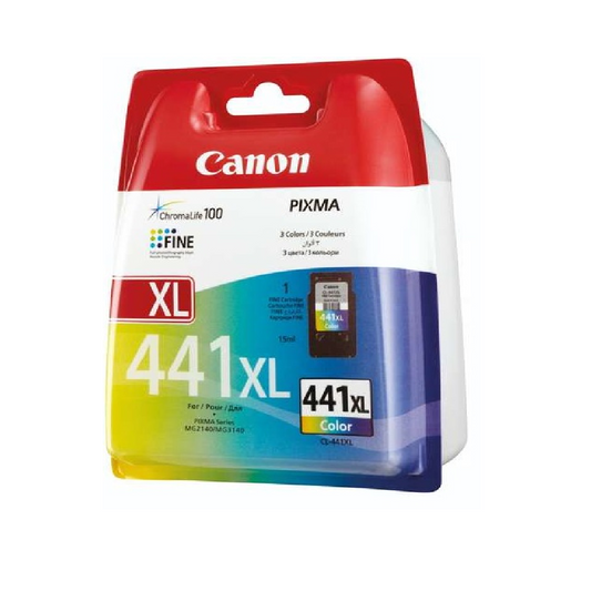 Canon Cl-441cxl High Yield Colour Ink Cartridge For Mg2140 ( 500 Page Yield )