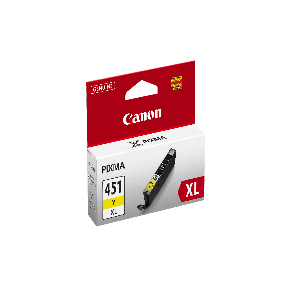 Canon Cli-451 High Yield Yellow Ink Cartridge For Ip7240 Mg5440 Mg630 (685 Page Yield)