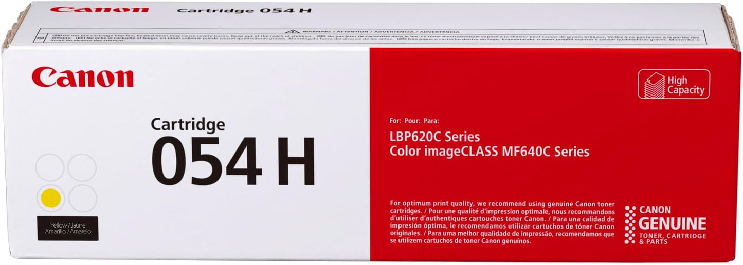 Canon Crg-054 High Capacity Yellow Lbp61 Series Mf63x Mf64x Series Approx 2300 Pages