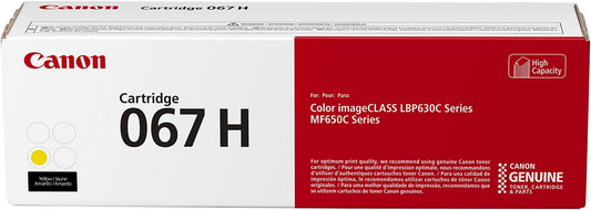 Canon Crg-067 High Capacity Yellow Toner Lbp631cw - Yield 2350