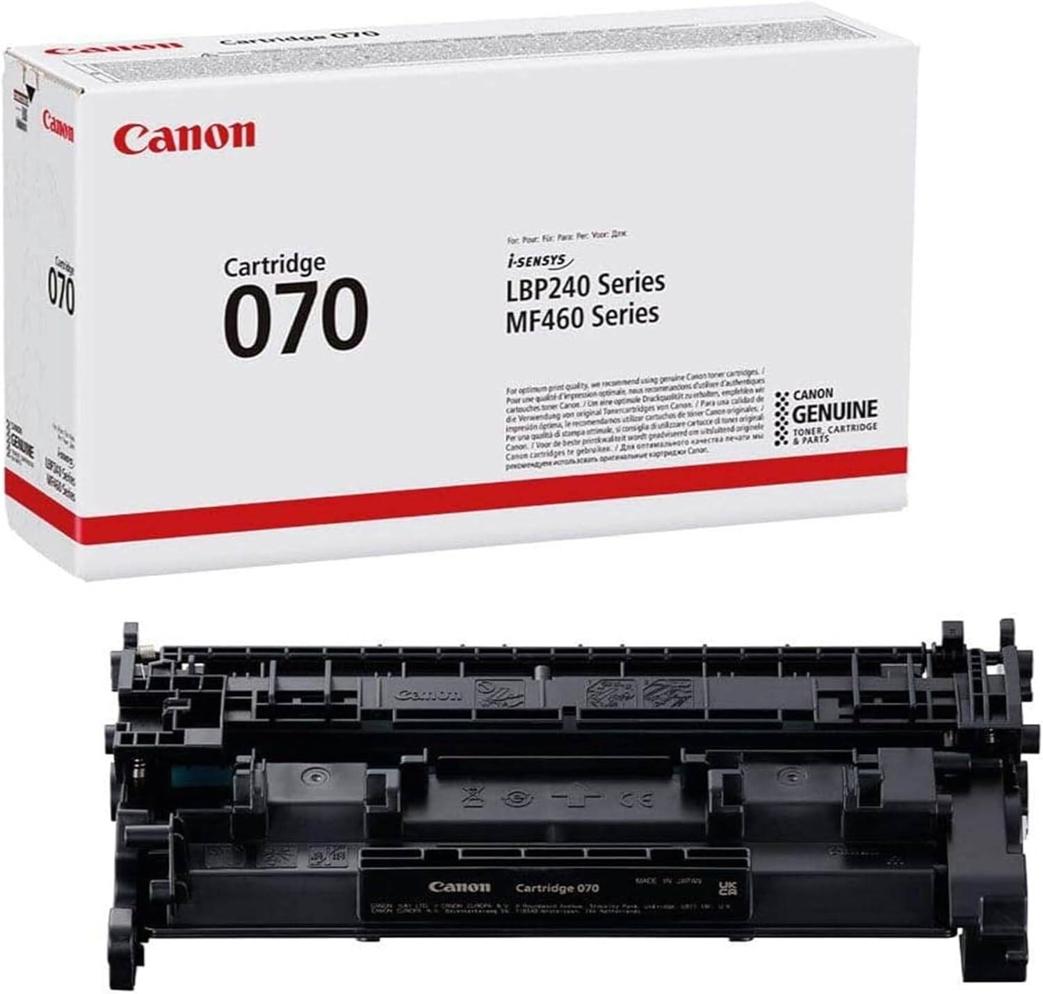 Canon Crg-070 Black Toner Cartridge Yield 3000