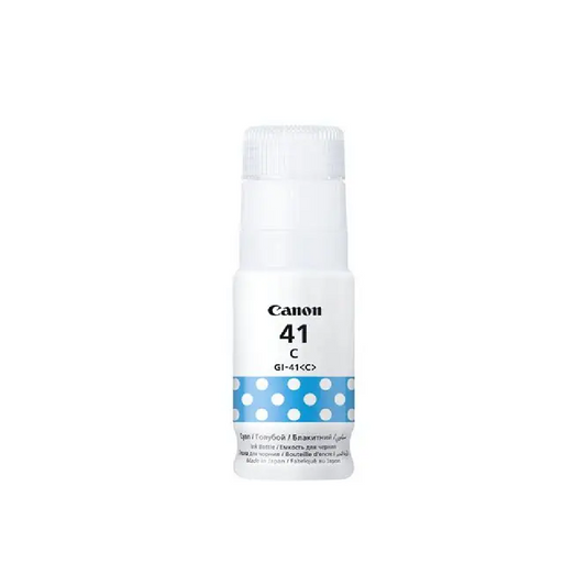 Canon Gi-41 Cyan Ink Bottle - 7700 Page Yield