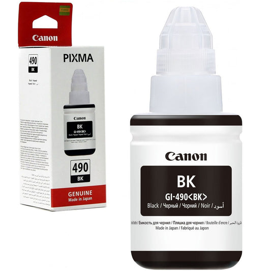 Canon Gi-490 Black Ink Bottle For G1400 G2400 G3400 ( 6000 Page Yield)