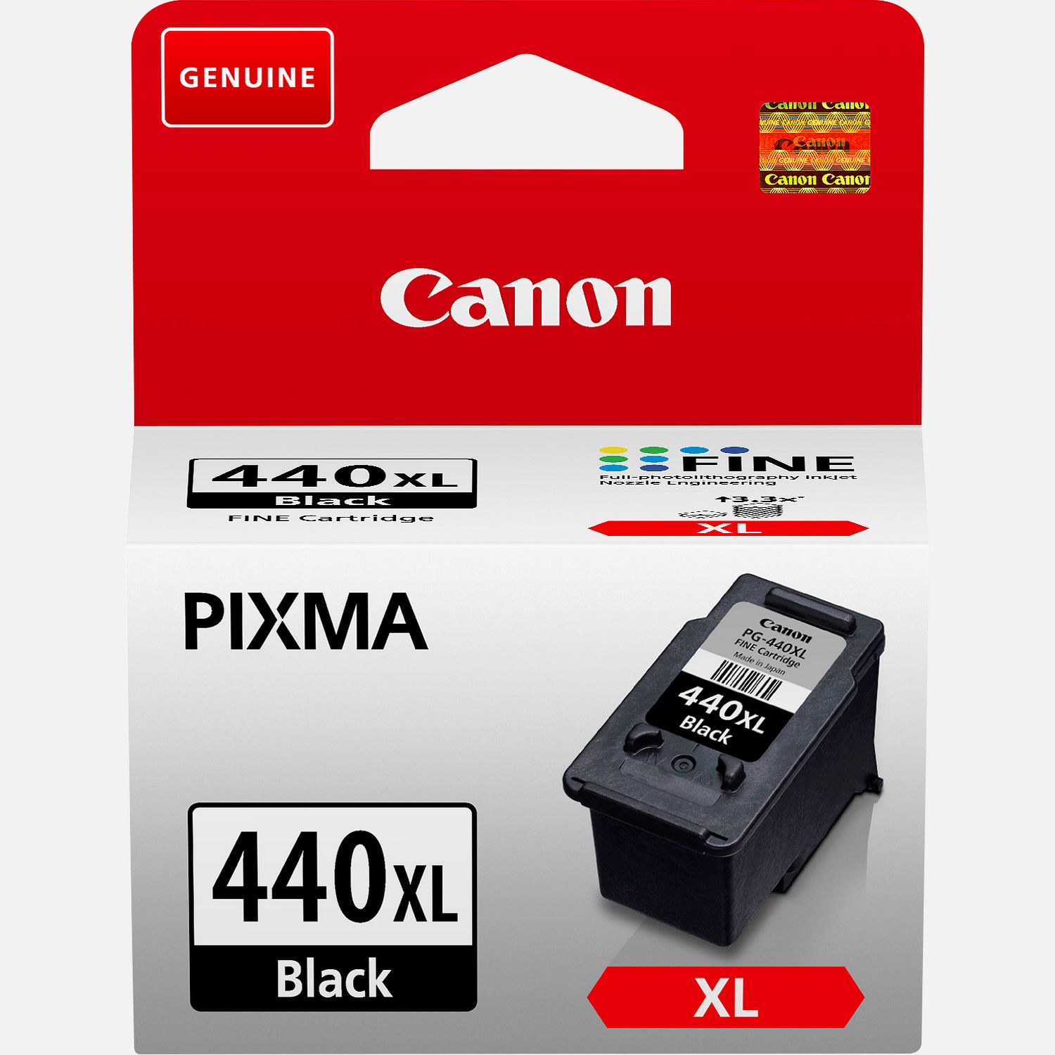 Canon Pg-440xl Black Ink Cartridge For Mg2140 Mg3140 Mg4140 Mx374 Mx434 Mx514 ( 550 Page Yield )