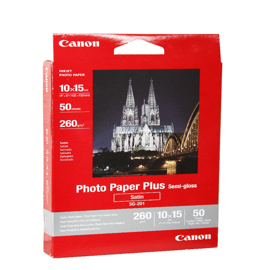 Canon Pp-201 Professional Photo Paper 10x 15 Cm (4x 6) 50