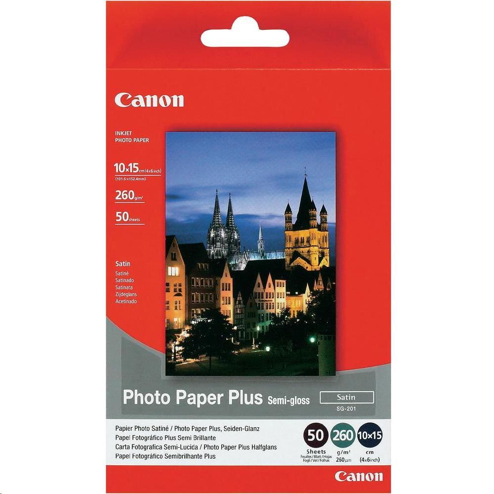 Canon Sg201a4 - Semi Gloss Photo Paper; 20 Sheets Per Box