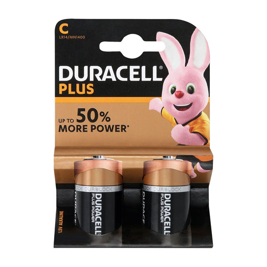 Duracell Mainline Plus C 2s (10 Pack) LR14 MN1400