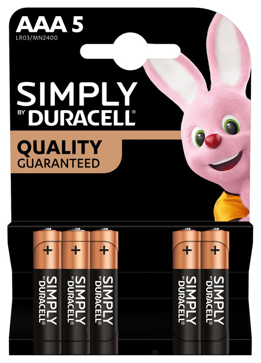 Duracell Simply AAA 5s (10 Packs) LR03 MN2400