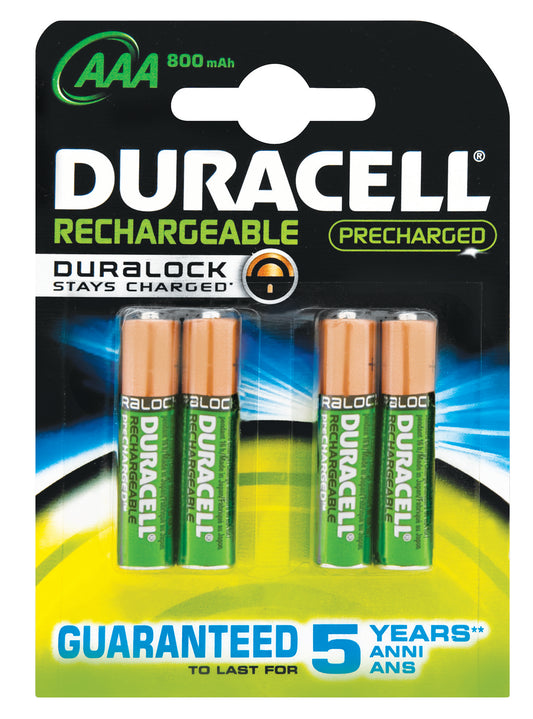 Duracell Rechargeable Ultra AAA 900mah 4s (10 Pack)