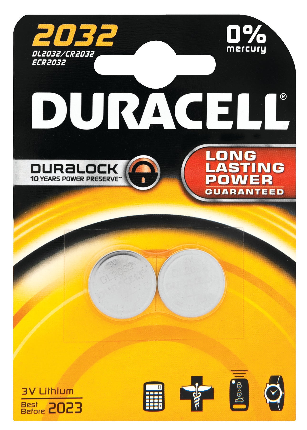 Duracell Lithium Coins 2032 3V 2s (10 Pack)