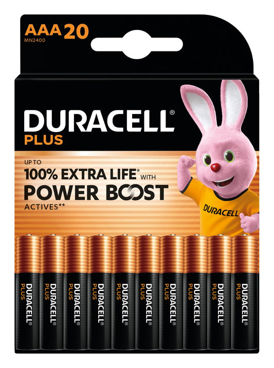 Duracell Plus AAA 20 Power Boost (10 Pack)