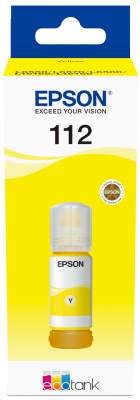 Epson 112 Ecotank Pigment Yellow Ink Bottle