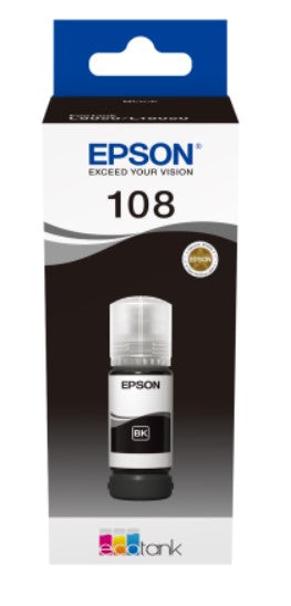 Epson 108 Ecotank Black Ink Bottle