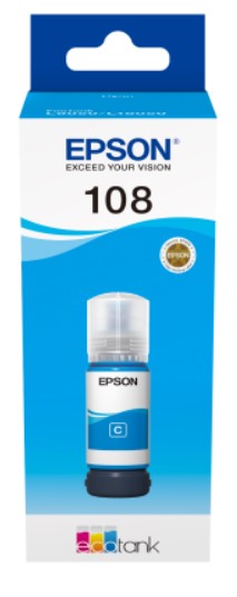 Epson 108 Ecotank Cyan Ink Bottle