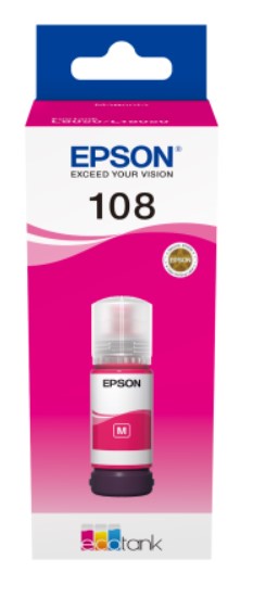 Epson 108 Ecotank Magenta Ink Bottle