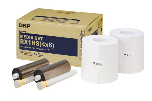 Dnp Rx1hs Photo Media 10x15cm (4x6) Prints 1400 2 Rolls Per Box