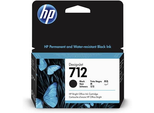 HP 712 38ml Original Black Designjet Ink Cartridge For T200 And T60