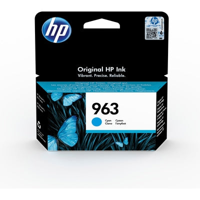 HP 963 Original Cyan Ink Cartridge For HP Officejet Pro 9010 9010e; 9020 9020e series