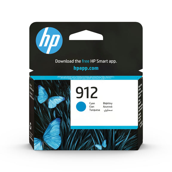 HP 912 Original Cyan Ink Cartridge For HP Officejet 8010 8010e series HP Officejet Pro 8020 8020e series