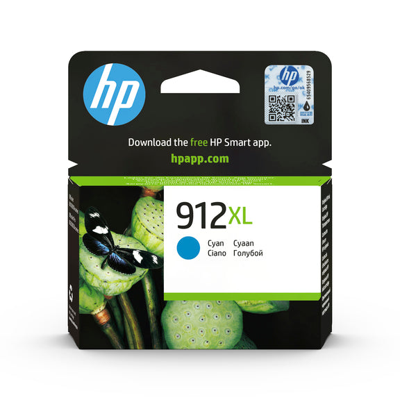 HP 912xl High Yield Original Cyan Ink Cartridge For HP Officejet 8010 8010e series HP Officejet Pro 8020 8020e series