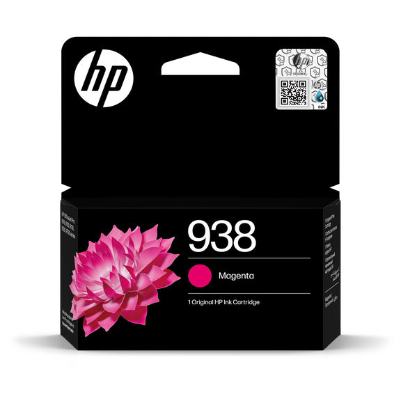 HP 938 Original Magenta Ink Cartridge For HP Officejet Pro 9110b 9120 All in one 9120b All in one 9130 All in one 9130b All in one 9110b 9700 9700e...