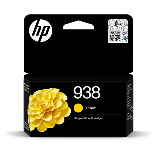 HP 938 Original Yellow Ink Cartridge For HP Officejet Pro 9110b 9120 All in one 9120b All in one 9130 All in one 9130b All in one 9110b 9700 9700e...