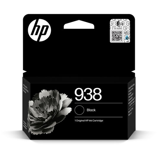HP 938 Original Black Ink Cartridge For HP Officejet Pro 9110b 9120 All in one 9120b All in one 9130 All in one 9130b All in one 9110b 9700 9700e P...