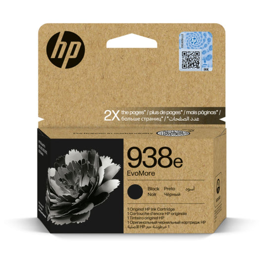 HP Blister 938E Evomore Original Black Ink Cartridge For HP Blister Officejet Pro 9110B 9120 All In One 912...