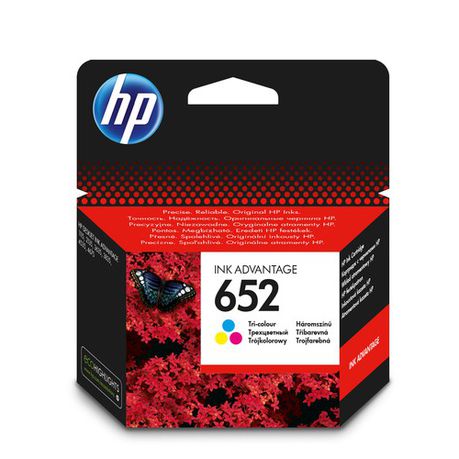 HP Blister 652 Tri-colour Advantage Ink Cartridge